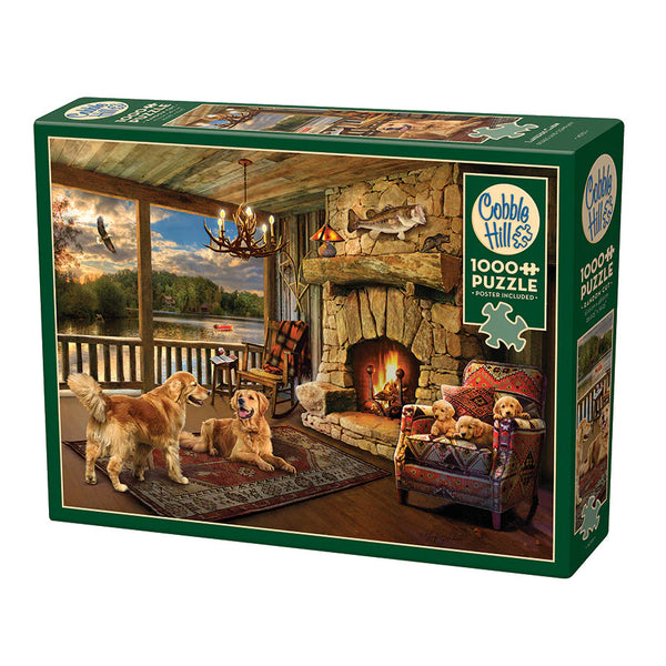 Lakeside Cabin - Jigsaw 1000pc - Brain Spice