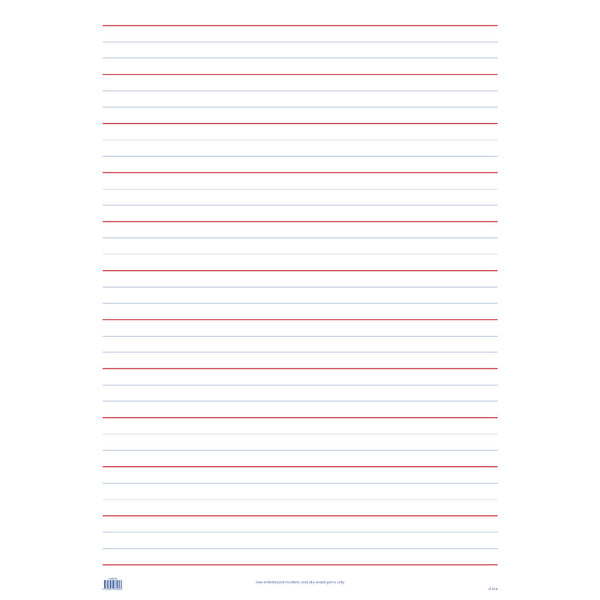 Laminated Teaching Sheet - Handwriting QLD (A1 Size) - Brain Spice