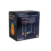 Large Newton's Cradle with Multi-colour Ball W Black Base - Brain Spice