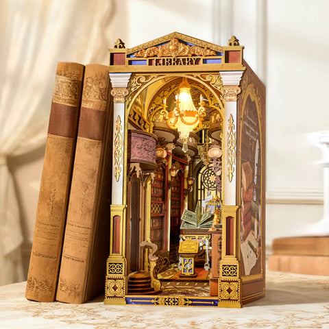 Library Of Wonders - DIY Bookends Kit - ROKR - Brain Spice