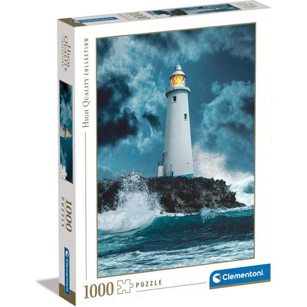 Lighthouse in the Storm - Jigsaw 1000pc - Brain Spice