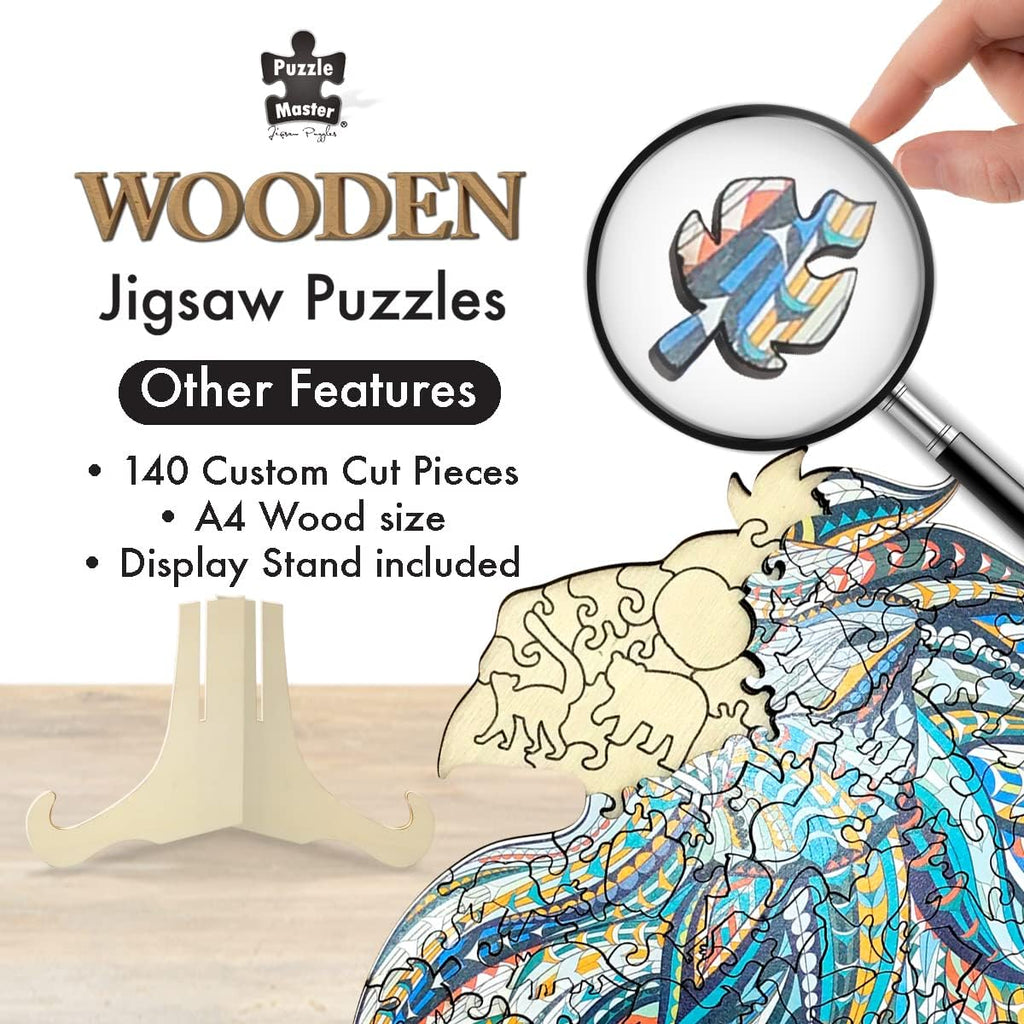 Lion Wooden Puzzle - 140pc - Brain Spice