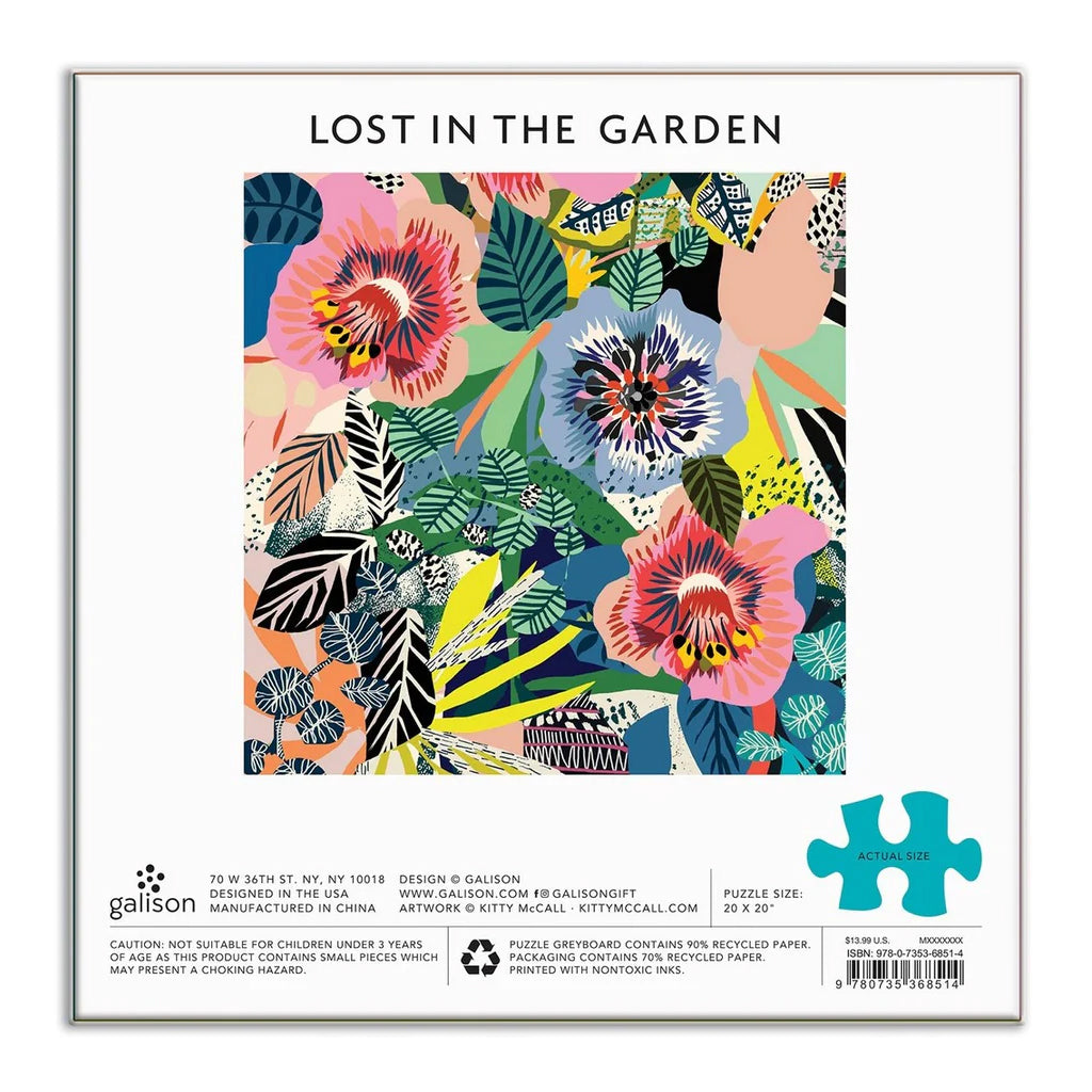 Lost in the Garden - Kitty McCall Jigsaw 500pc - Brain Spice