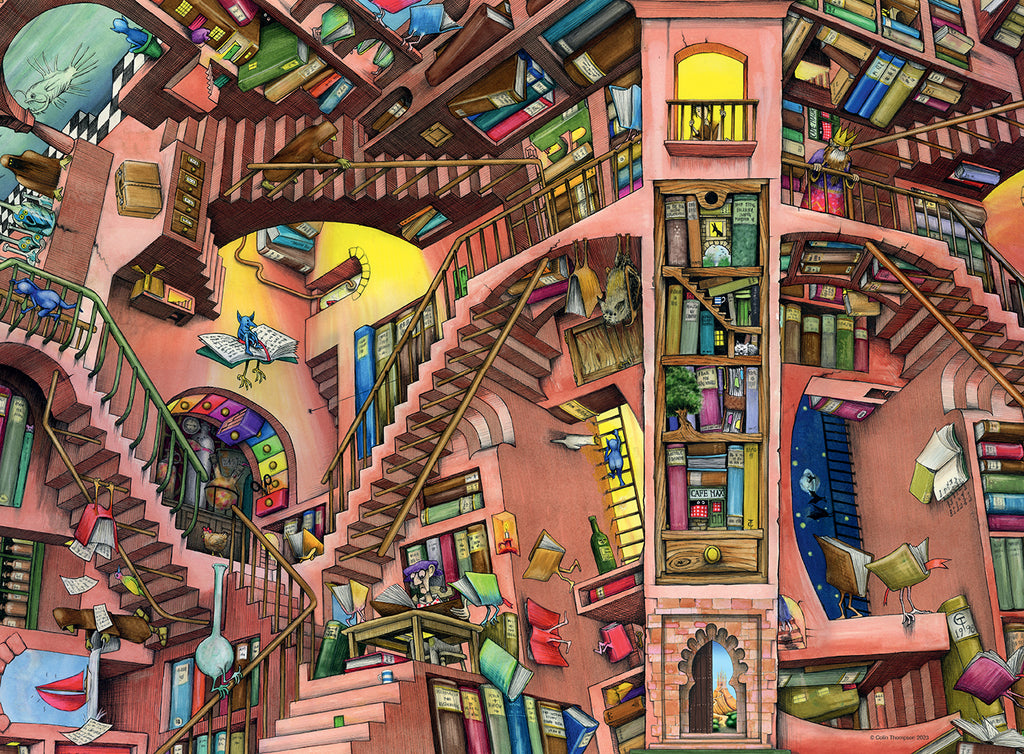 Ludicrous Library - Jigsaw 500pc - Brain Spice