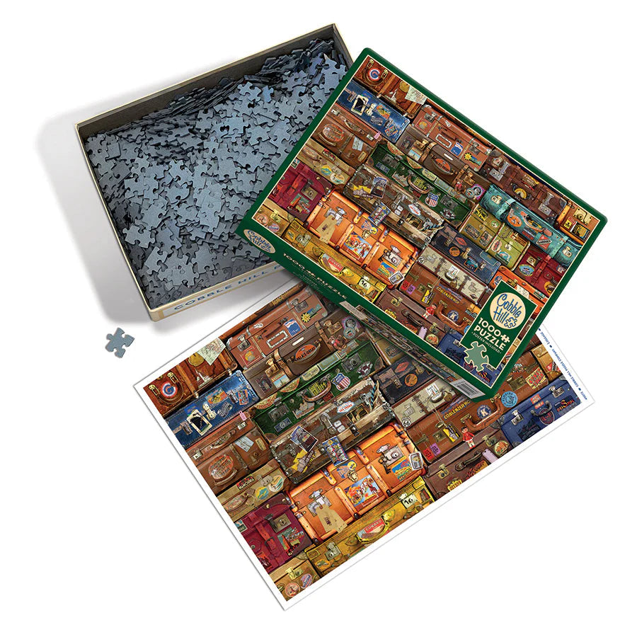 Luggage - Jigsaw 1000pc - Brain Spice