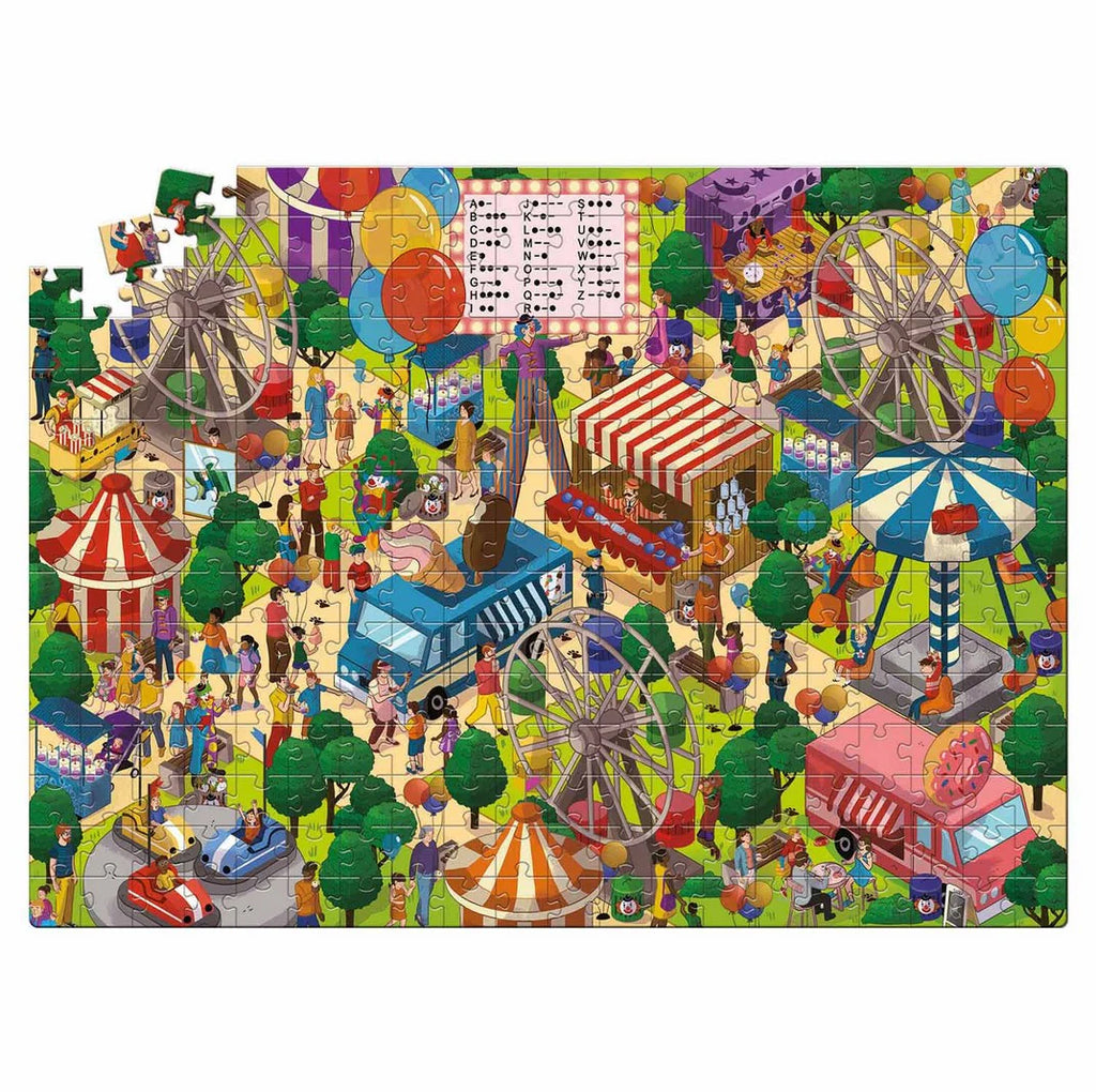 Luna Park Mystery Puzzle - Jigsaw 300pc - Brain Spice