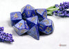 Lustrous Purple-Gold - Polyhedral 7-Dice Set - Brain Spice