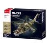 MI-24S Helicopter Gunship 3-in-1 - Scale 1 to 35 - Model Bricks 893pcs - Brain Spice