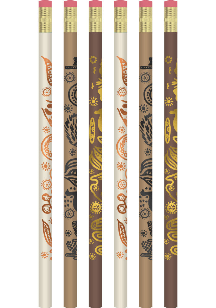Country Connections - Pencils (pk10) - Brain Spice