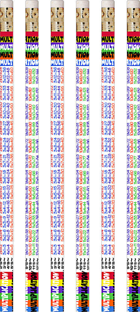 Multiplication - Pencils - Brain Spice