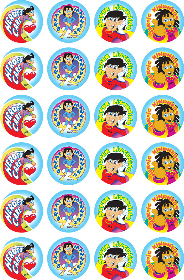 Super Manners - Merit Stickers - Brain Spice