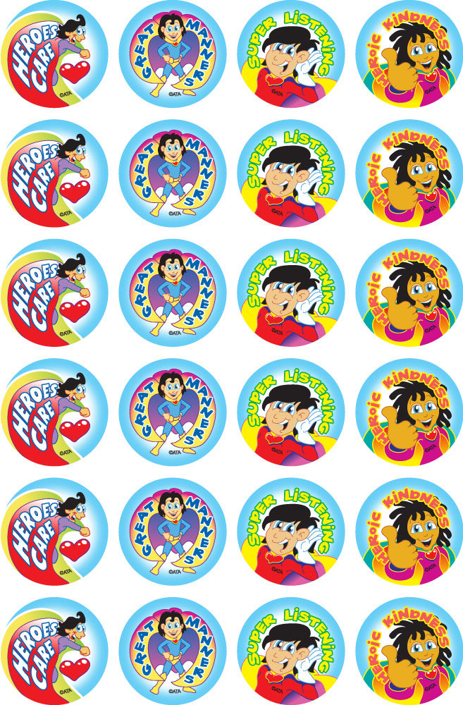 Super Manners - Merit Stickers - Brain Spice