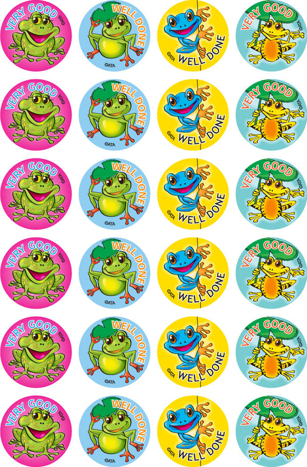 Frogs - Merit Stickers - Brain Spice