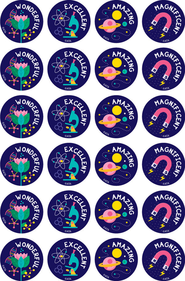 Science - Merit Stickers - Brain Spice