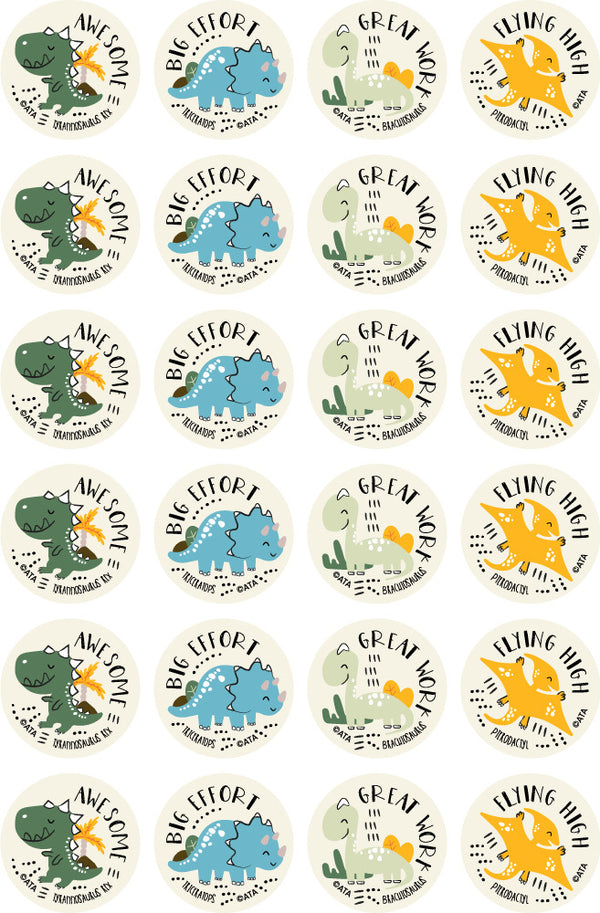 Dinosaurs - Merit Stickers - Brain Spice