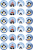 Playful Penguins - Merit Stickers - Brain Spice