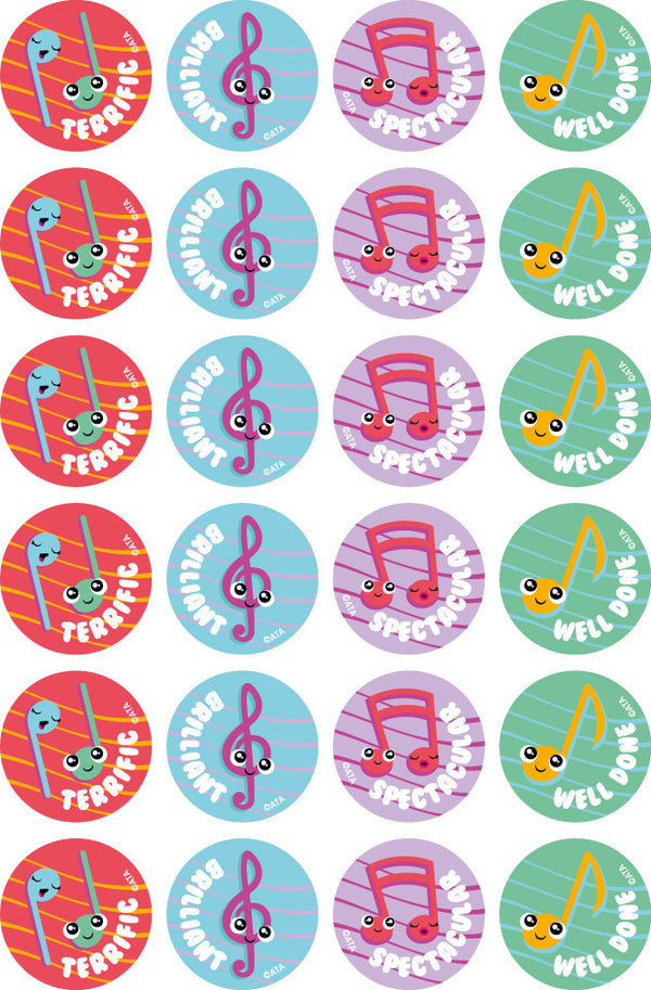 Music - Merit Stickers - Brain Spice