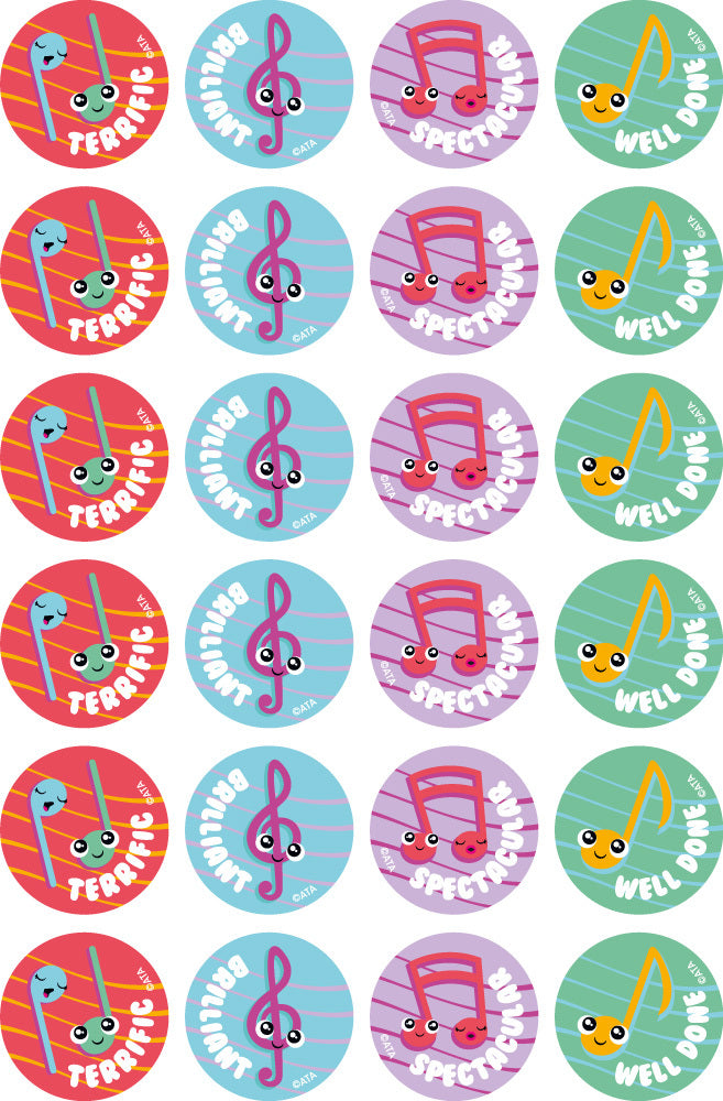 Music - Merit Stickers - Brain Spice