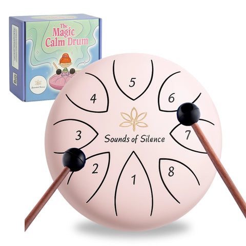 Magic Calm Drum Steel Tongue Drum Gift Set - Brain Spice