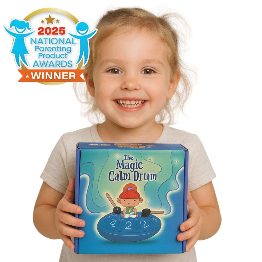 Magic Calm Drum – Steel Tongue Drum Gift Set with Storybook - Brain Spice