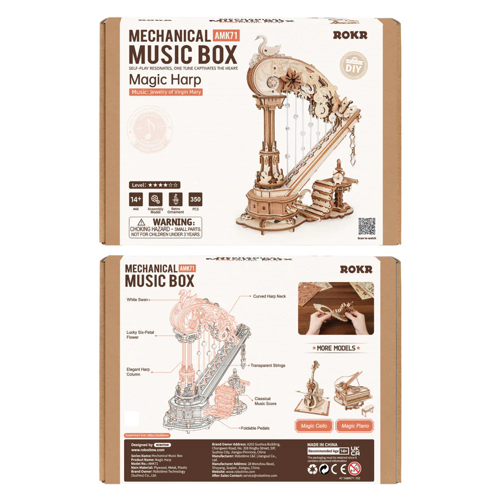 Magic Harp Music Box - Brain Spice