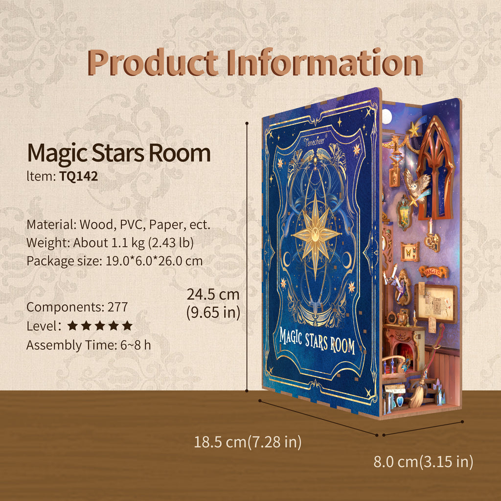Magic Stars Room - Book Nook Kit - Brain Spice