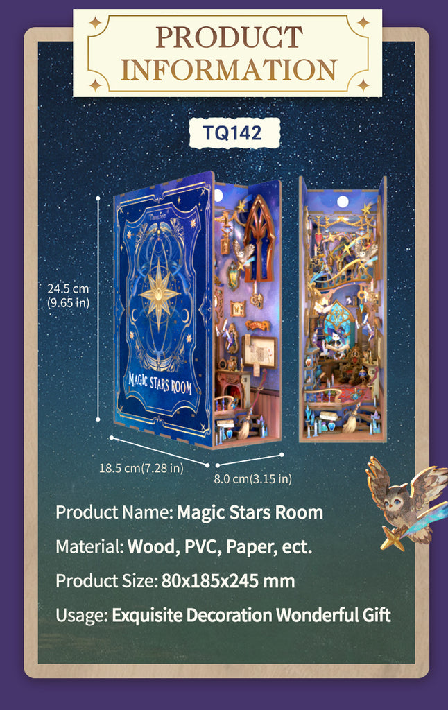 Magic Stars Room - Book Nook Kit - Brain Spice