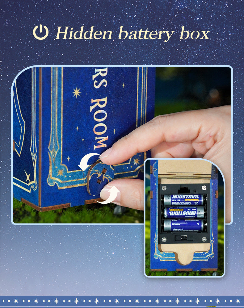 Magic Stars Room - Book Nook Kit - Brain Spice
