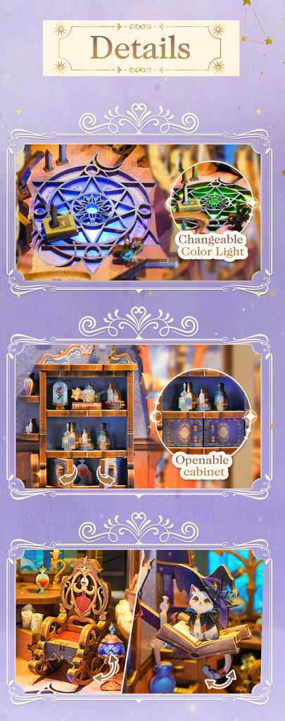 Magic Stars Room - Book Nook Kit - Brain Spice