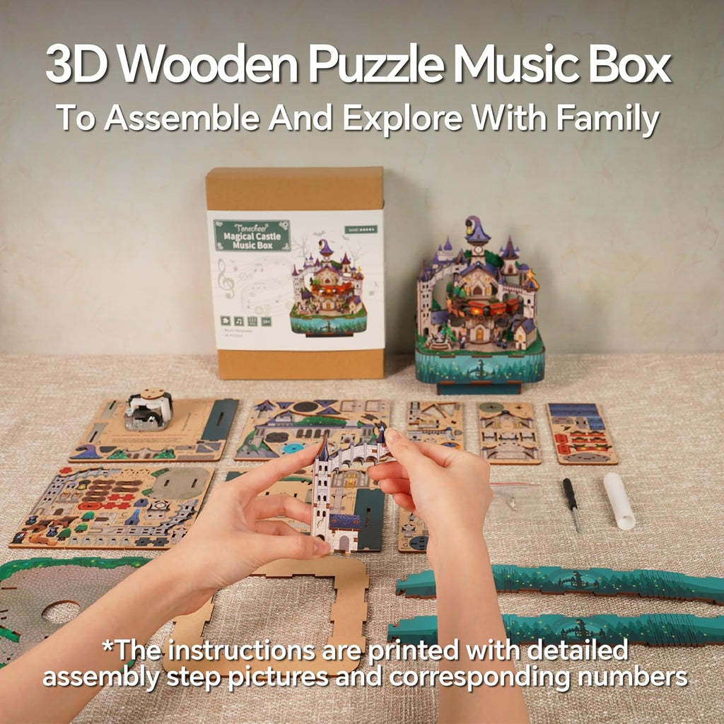 Magical Castle - Music Box Kit - Brain Spice