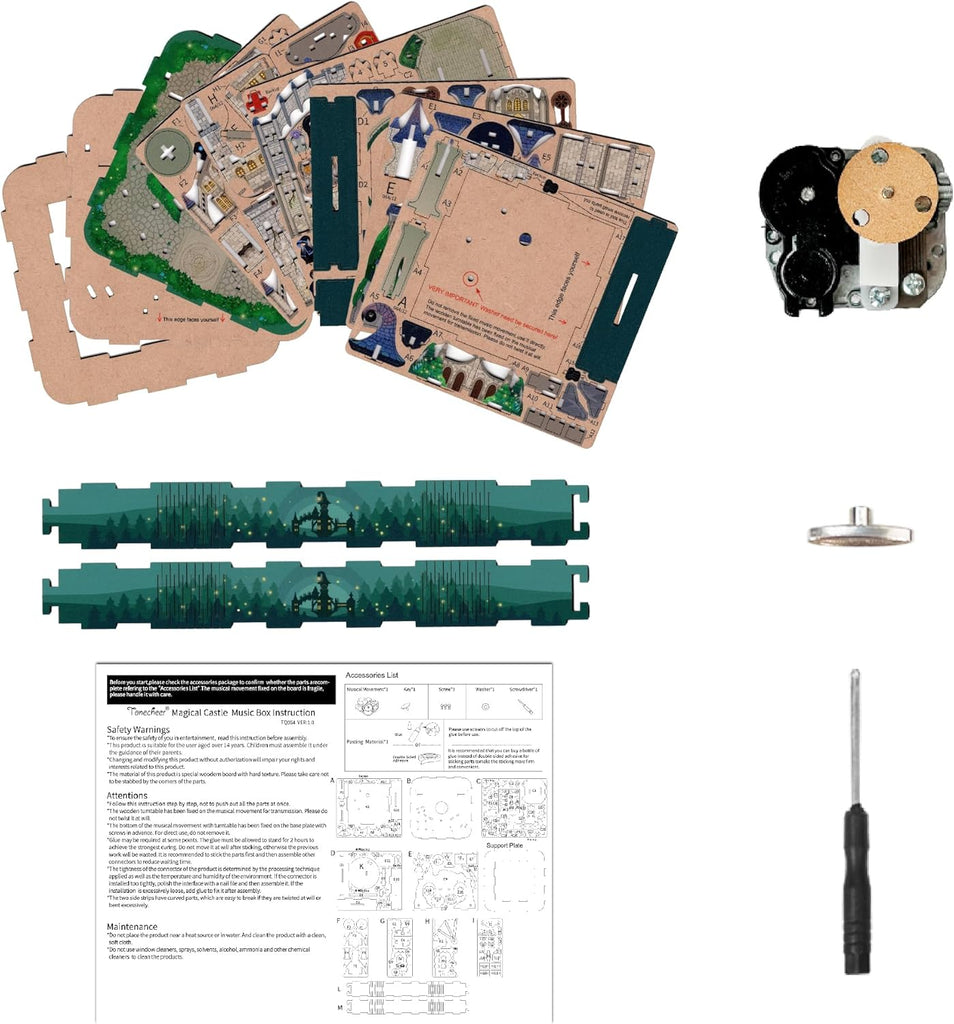 Magical Castle - Music Box Kit - Brain Spice
