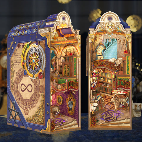 Magical Library - Large Book Nook Kit - Brain Spice