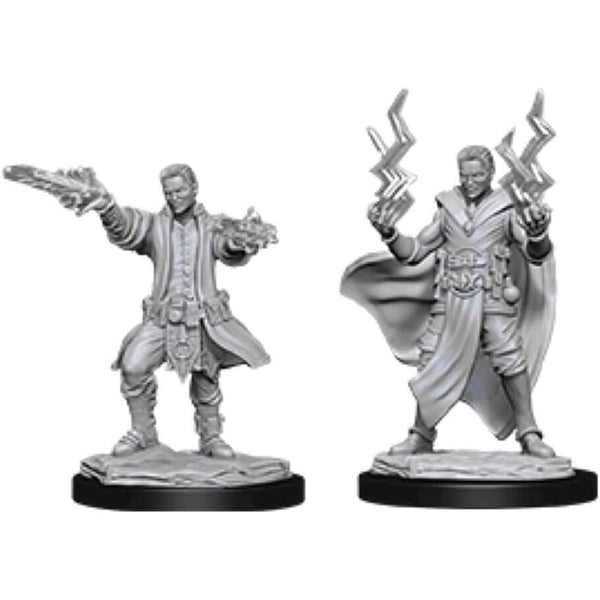 Male Human Sorcerer - D&D Nolzurs Marvelous Unpainted Miniatures - Brain Spice