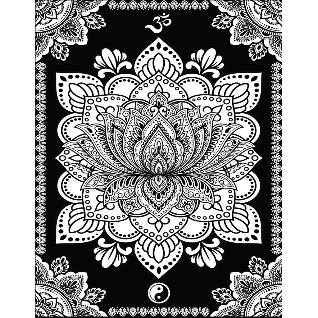 Mandala Loto - Large Poster - Brain Spice