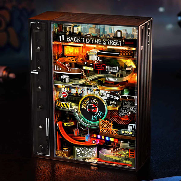 Marble Run Hip Hop Street With Elevator