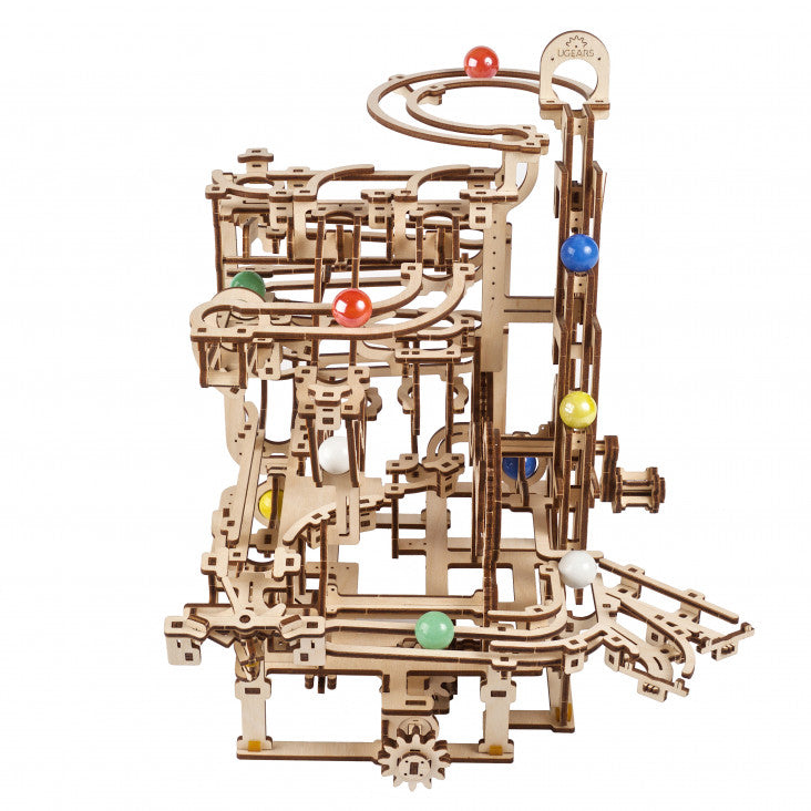 Marble Run Tiered Hoist - uGears - Brain Spice