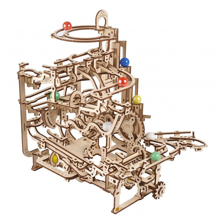 Marble Run Tiered Hoist - uGears - Brain Spice