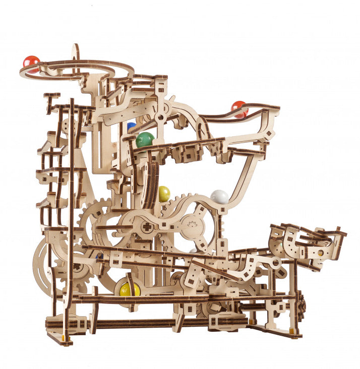 Marble Run Tiered Hoist - uGears - Brain Spice