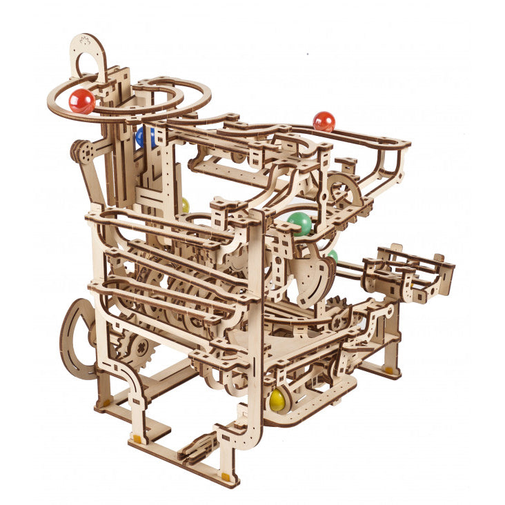 Marble Run Tiered Hoist - uGears - Brain Spice