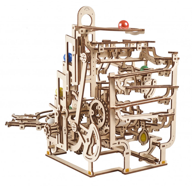 Marble Run Tiered Hoist - uGears - Brain Spice