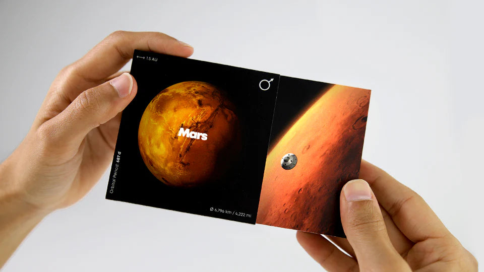 Mars Flipbook - The Solar System Collection - Brain Spice