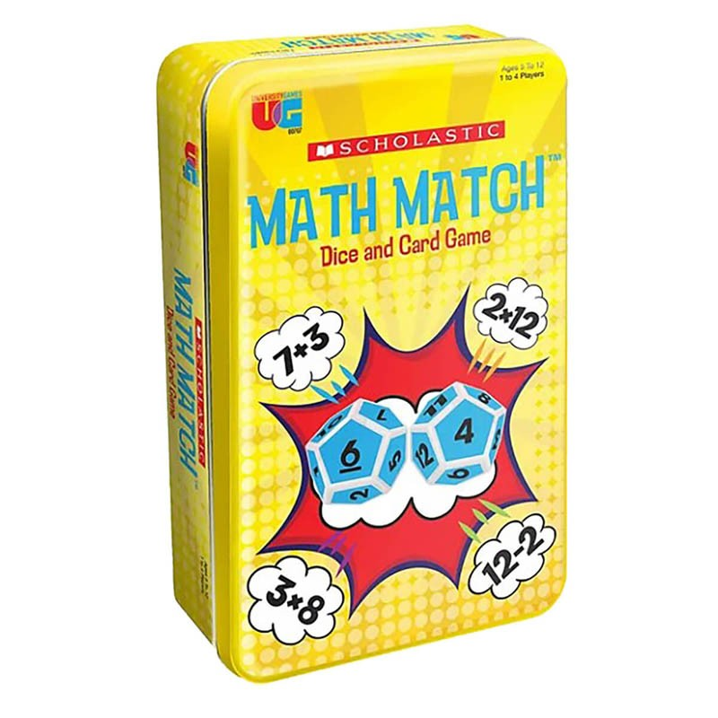 Maths Match Game in Tin - Brain Spice