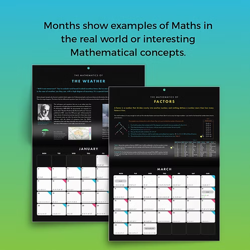 MathematiCalendar 2027 - Brain Spice