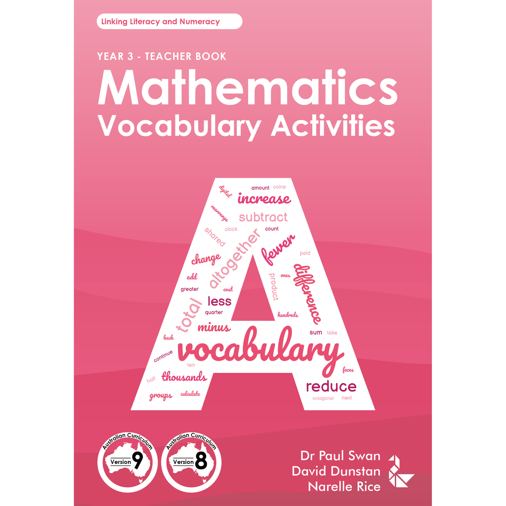 Mathematics Vocabulary Activities A - Teacher Book - Brain Spice