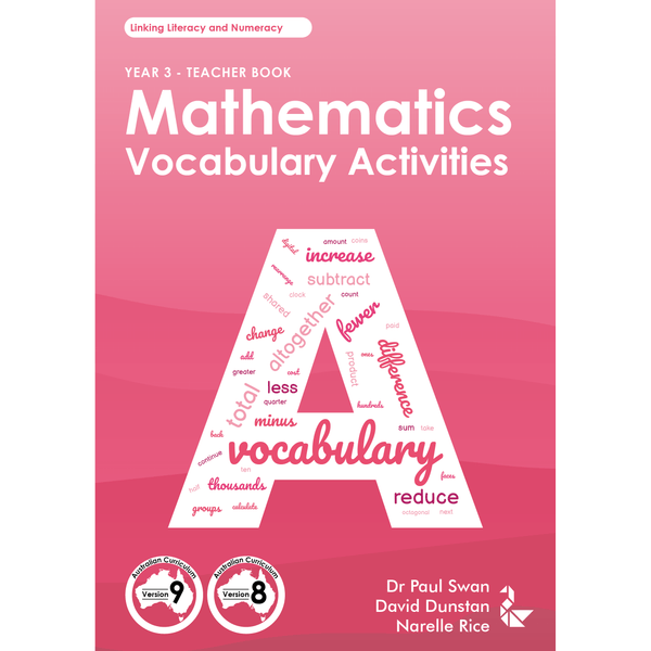 Mathematics Vocabulary Activities A - Teacher Book - Brain Spice