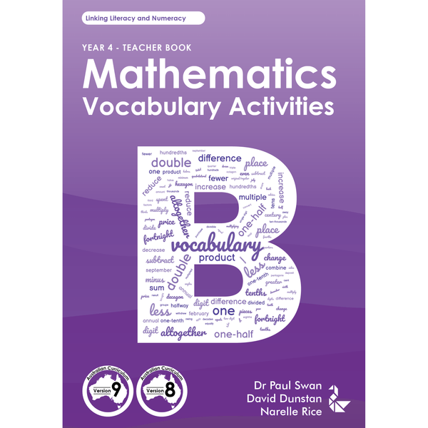 Mathematics Vocabulary Activities B - Teacher Book - Brain Spice