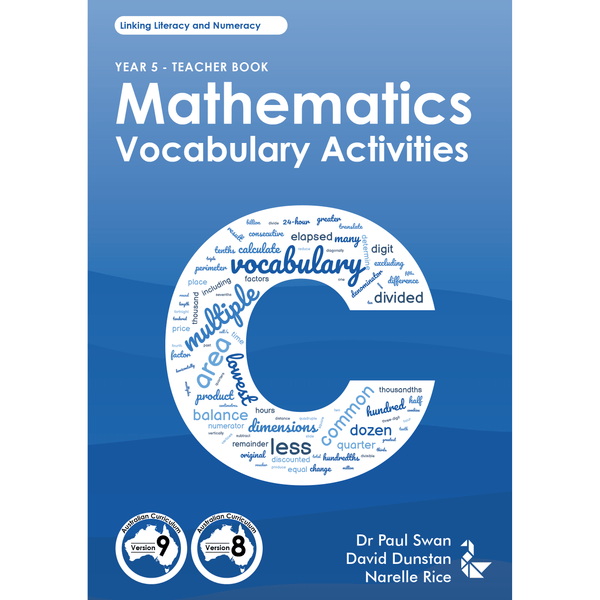 Mathematics Vocabulary Activities C - Teacher Book - Brain Spice