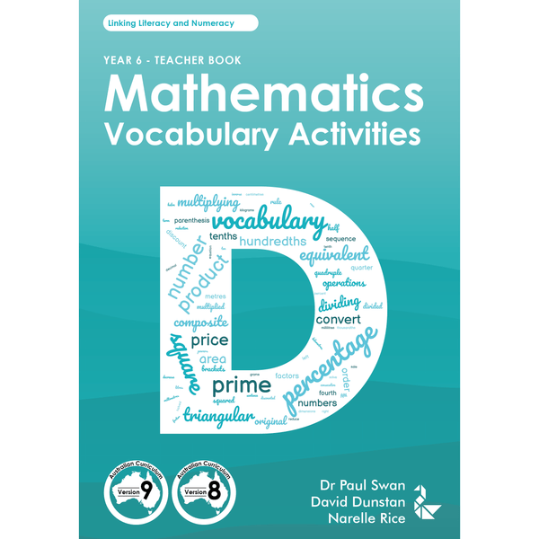 Mathematics Vocabulary Activities D - Teacher Book - Brain Spice