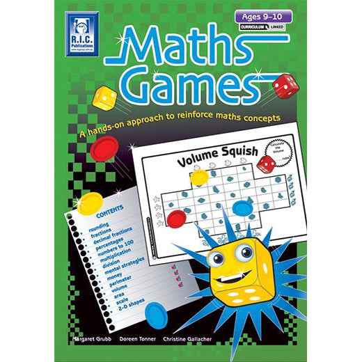 Maths Games and Activities - RIC Publications - 0616 - Brain Spice