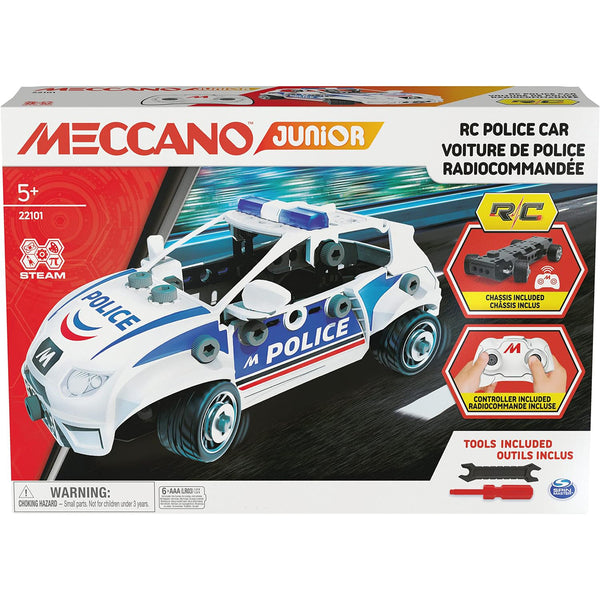 Meccano Junior Radio Control Police Car - Brain Spice